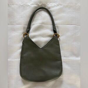 Anthropologie Simone Elegant Olive Green Women's Bag Handbag shoulder bag